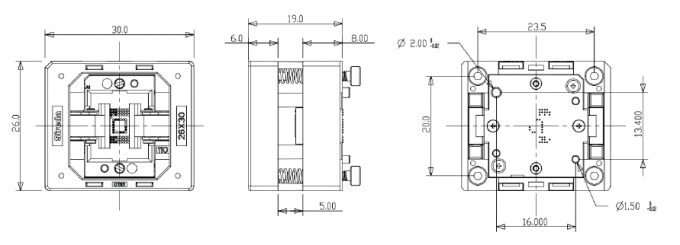 Open Top Burn-In & Programming Test Socket | High-Temp IC Testing